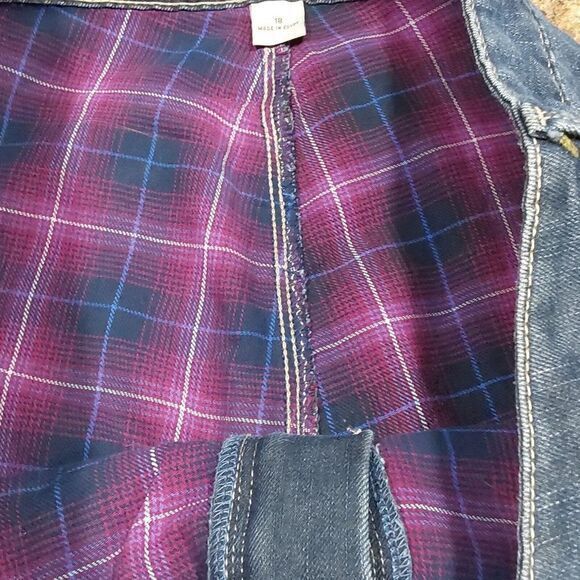 Natural Reflections Flannel Lined Bootcut Denim Jeans Size 18 - Picture 6 of 9